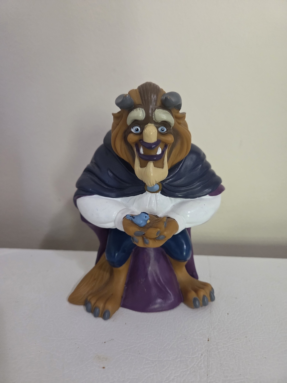 Disney Beauty and the Beast "The Beast" Plastic 7" Tall Coin Piggy Bank